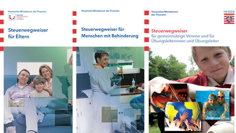 Infomaterial zu steuerlichen Themen Broschüren zu Steuerthemen