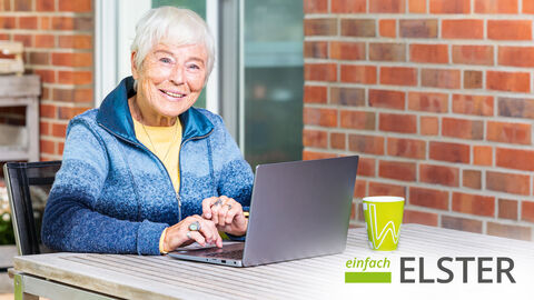 Rentnerin nutzt einfach ELSTER